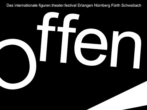 Schwarzes Buch mit dem Titel „OFFEN“ in weißen Großbuchstaben.