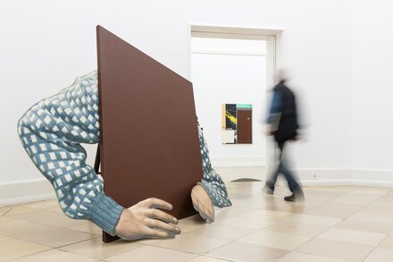 Blick in die Ausstellung Manchmal erscheinst du mir sehr abstrakt von Henriette Grahnert 2015