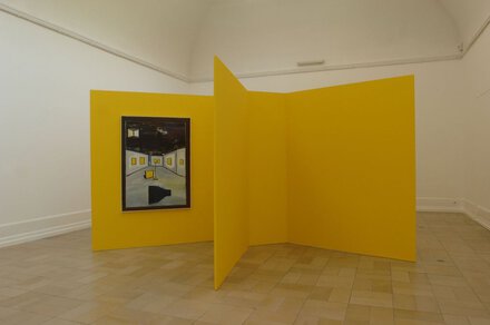 Blick auf die Arbeiten von René Daniëls in der Ausstellung The Most Contemporary Picture Show 2006