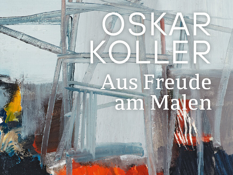 Katalogcover Oskar Koller – Aus Freude am Malen