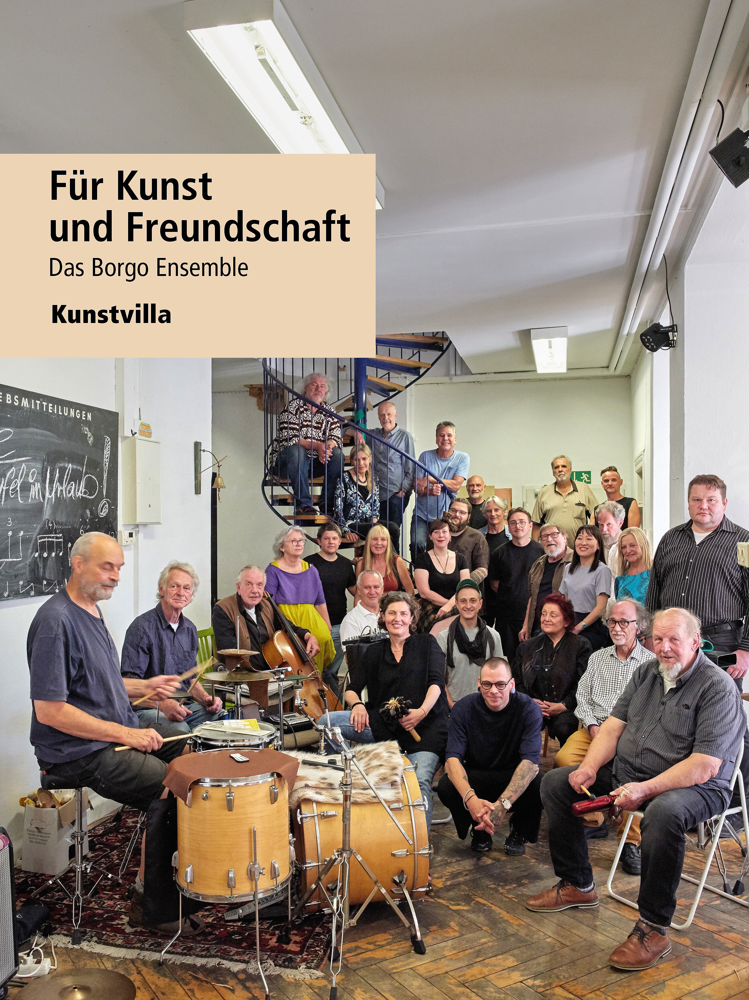 Katalogcover "Für Kunst und Freundschaft - Das Borgo Ensemble "