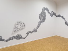 Kunstwerk einer Wandbemalung im Kunsthaus