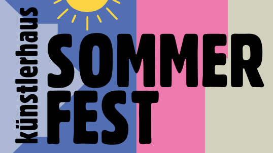 Grafik mit dem Titel Künstlerhaus Sommerfest