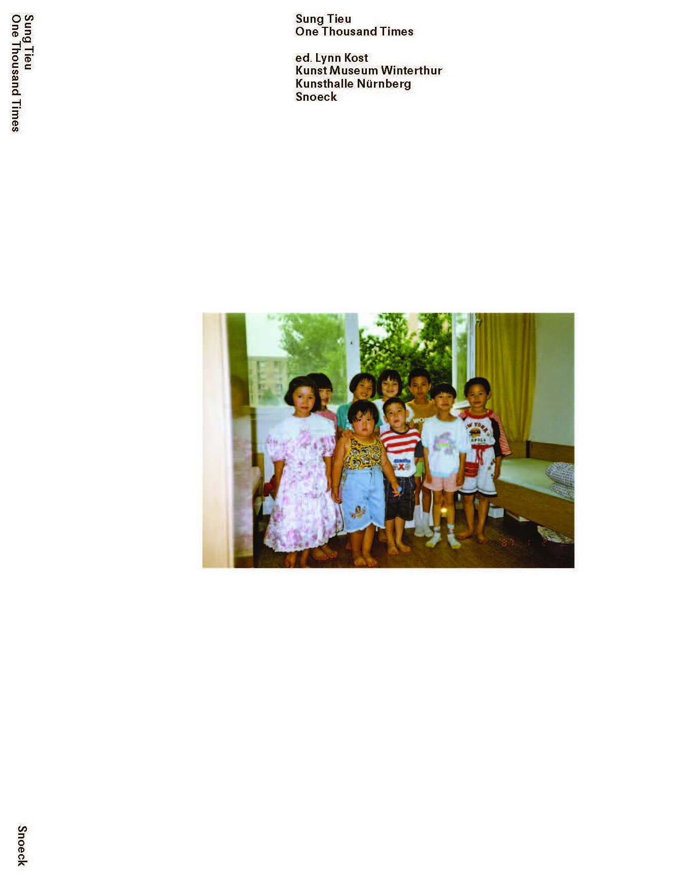 Cover des Ausstellungskataloges mit einem privaten Familienfoto der Künstlerin