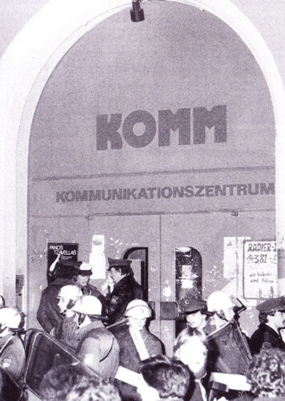 Das selbstverwaltete Kommunikationszentraum KOMM in den 1980er Jahren