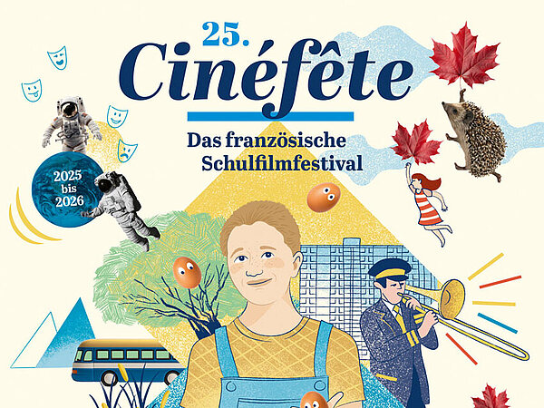 Plakat zur 25. Ausgabe von Cinefete