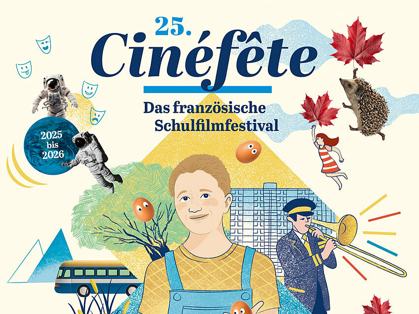 Plakat zur 25. Ausgabe von Cinefete