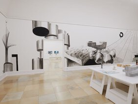 Blick in die Ausstellung "In Situ?" in der Kunsthalle Nürnberg