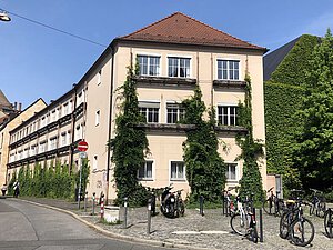 Außenansicht des Werkhauses in der Peuntgasse 7