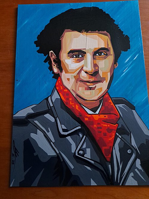 Gemälde von Mikis Theodorakis