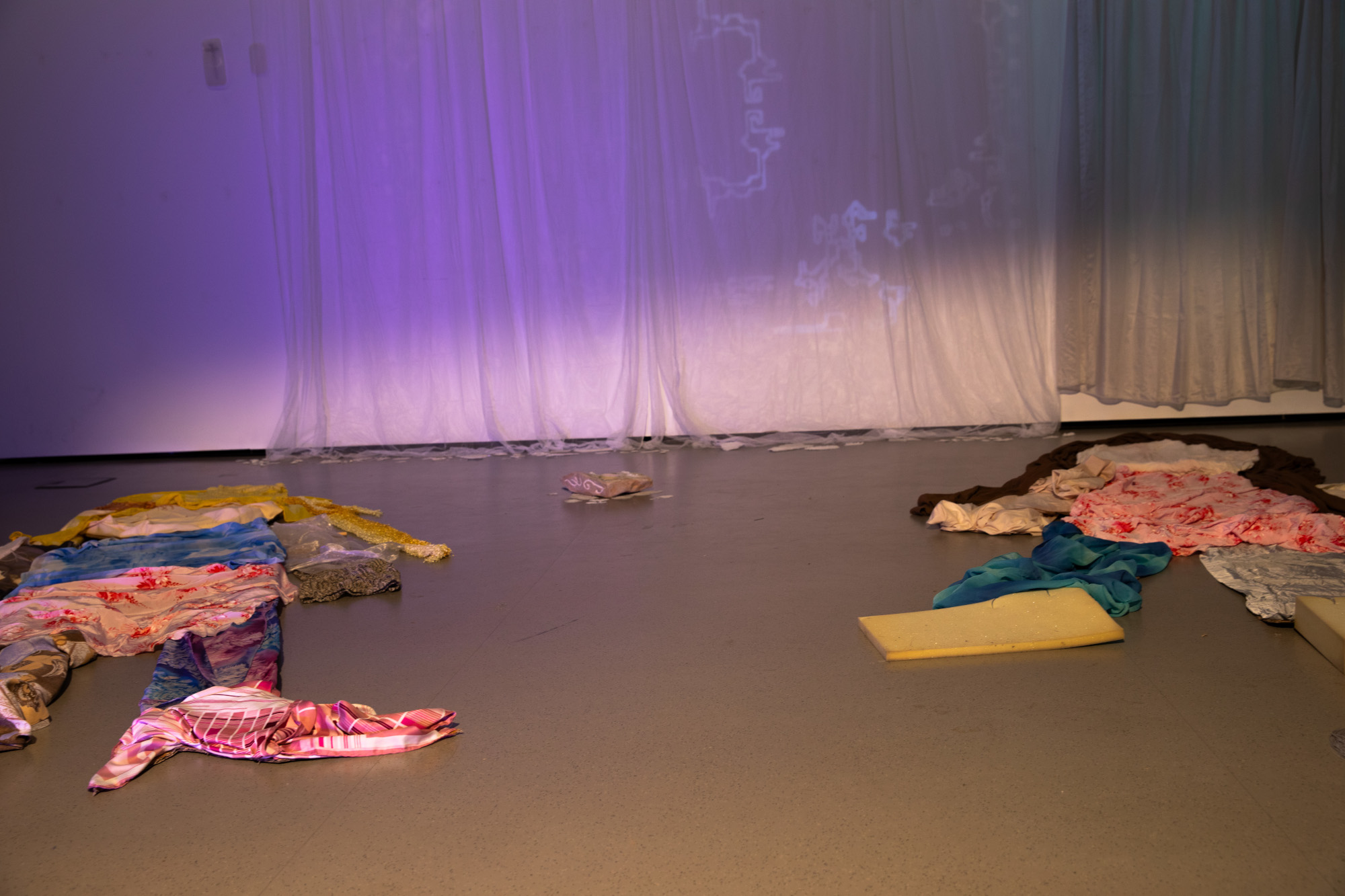 Künstlerische Arbeiten in der Ausstellung