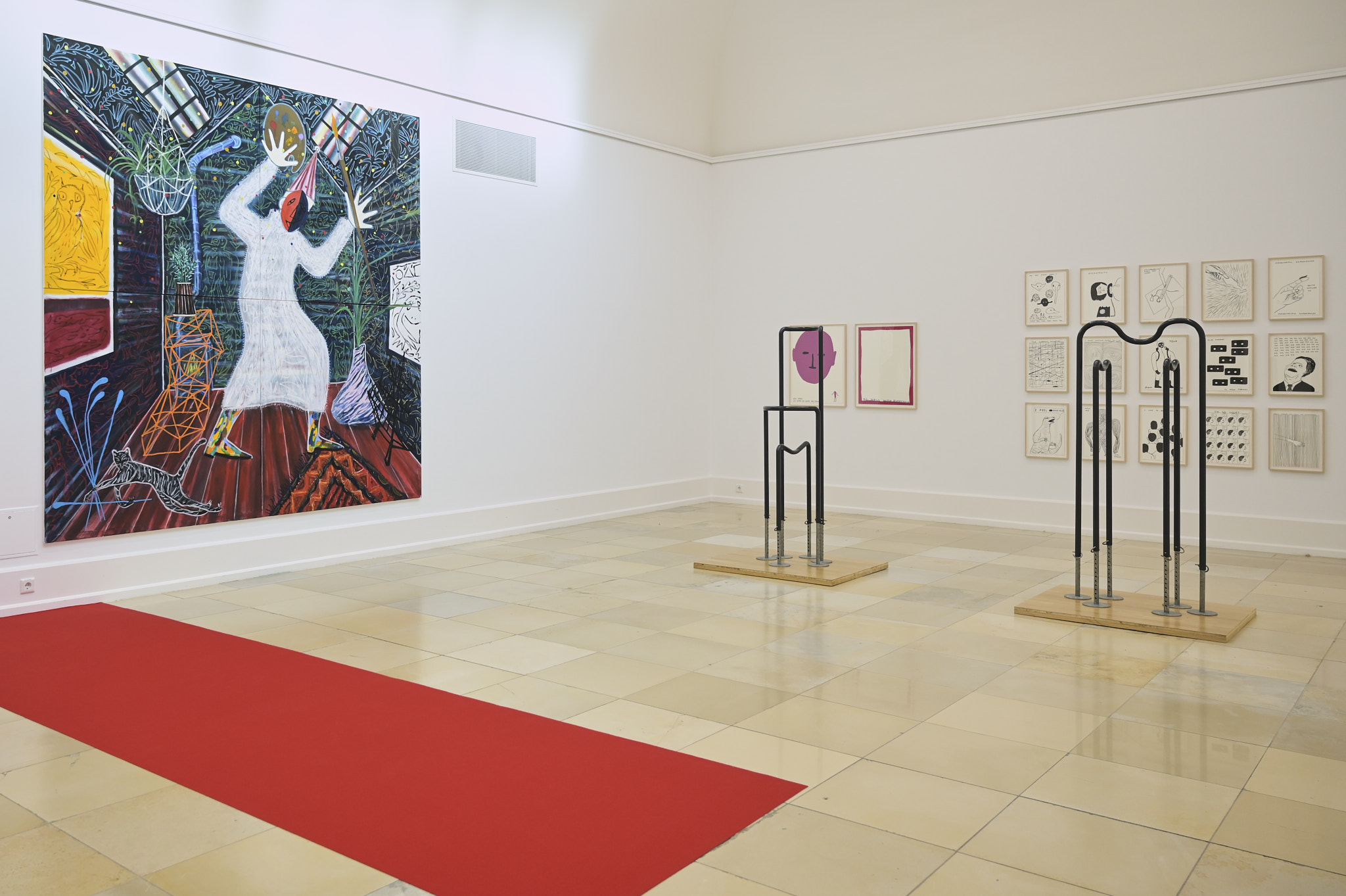 Blick in den zweiten Ausstellungsraum