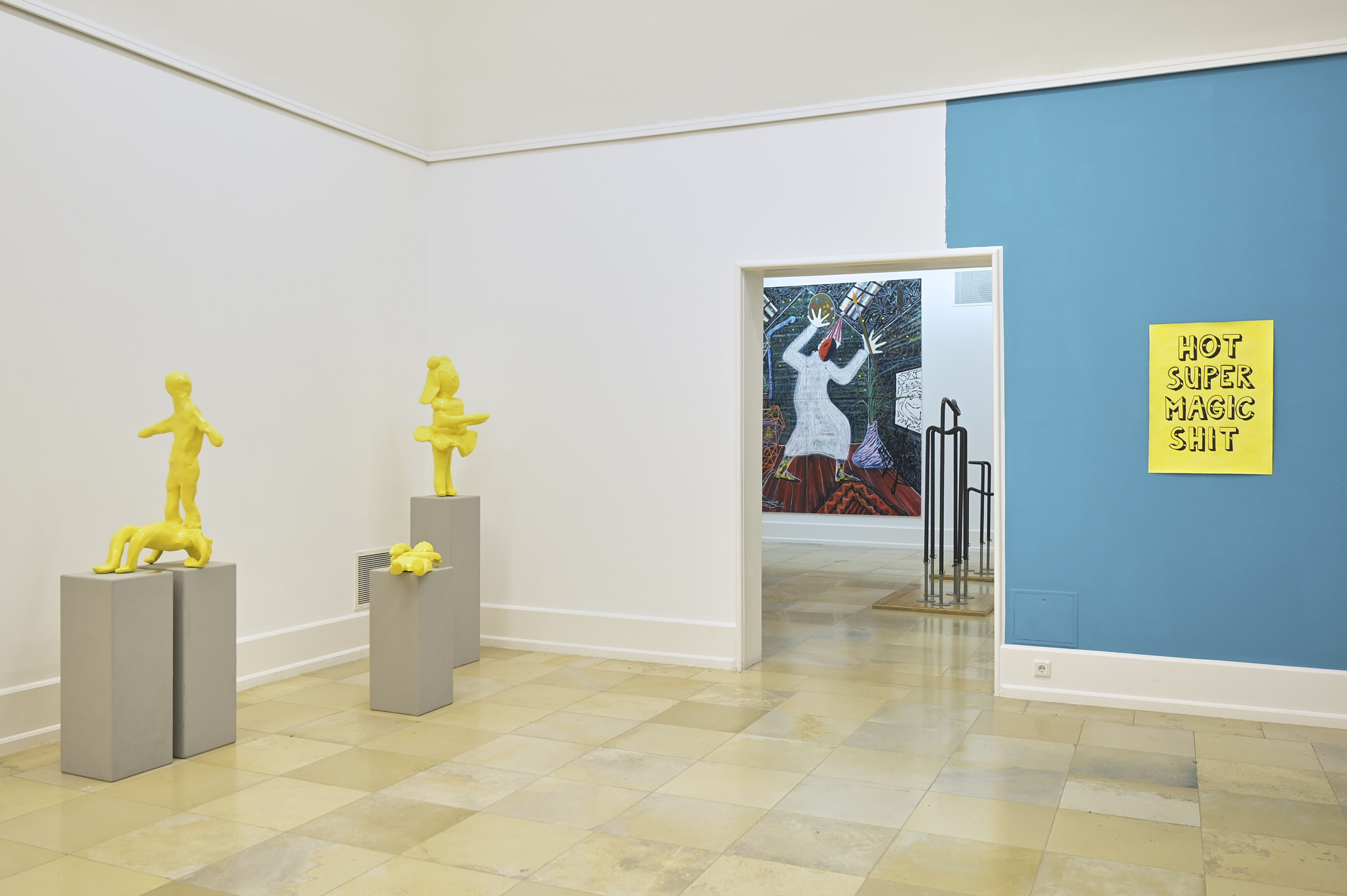 Skulpturen, die der Künstler Christian Jankowski mit Kindern entwickelt und geschaffen hat