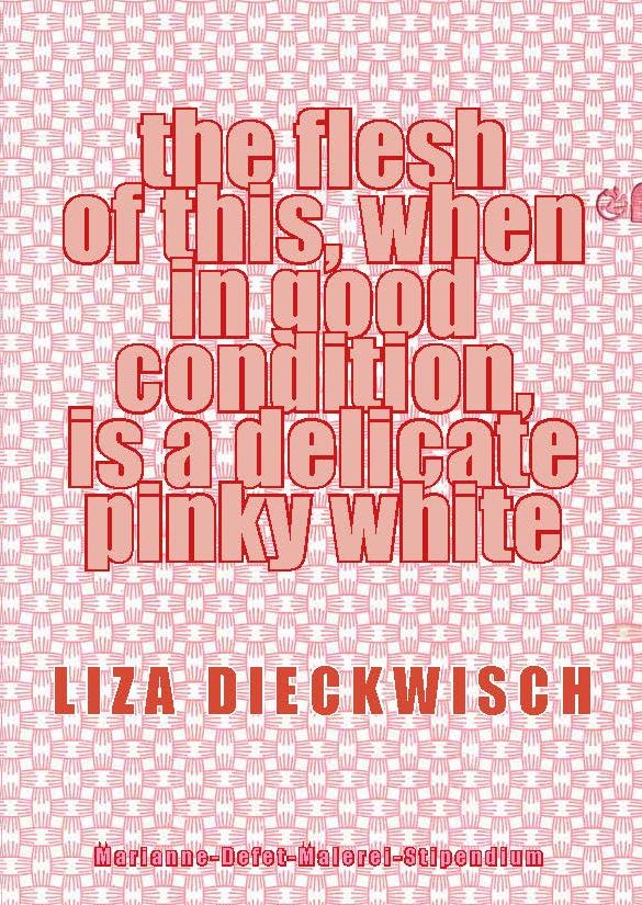 Katalogcover von Liza Dieckwisch.