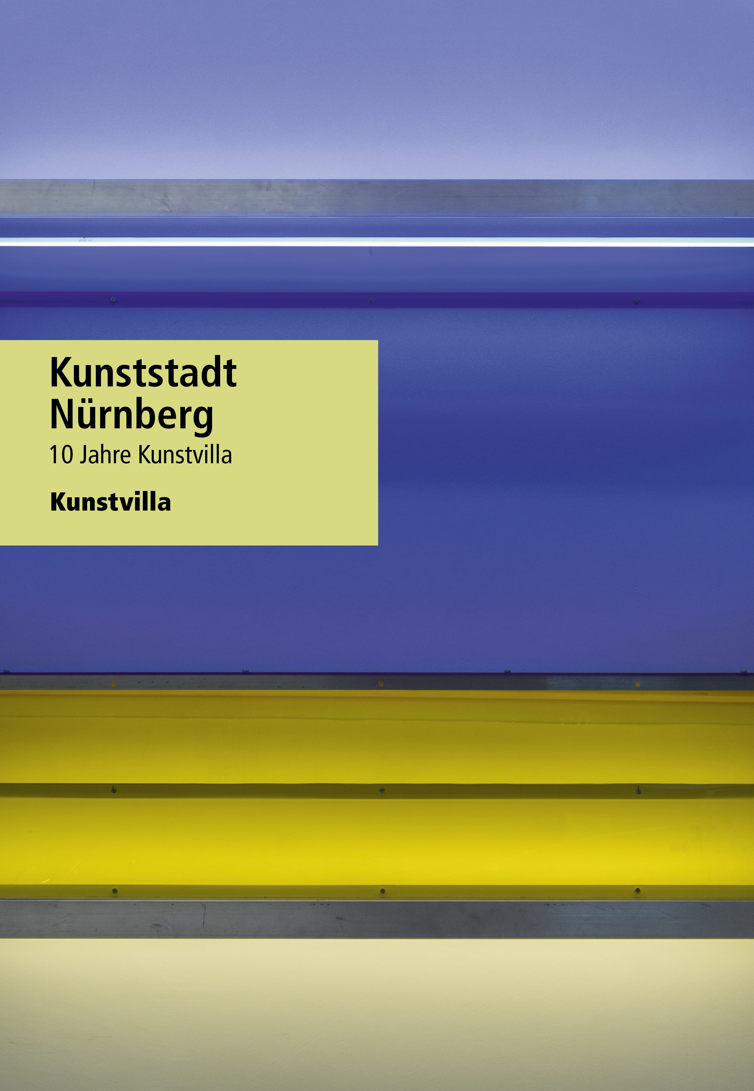 Katalogcover "Kunststadt Nürnberg – 10 Jahre Kunstvilla"