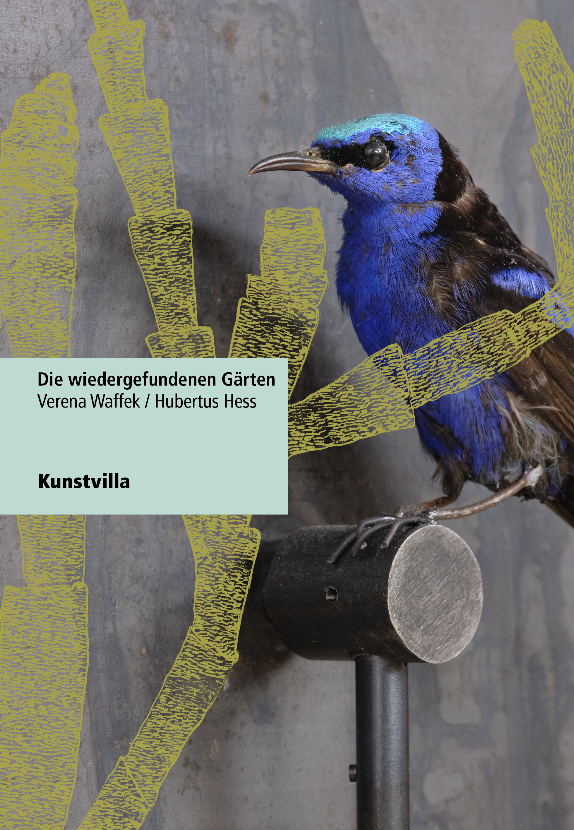Katalogcover "Die wiedergefundenen Gärten - Verena Waffek / Hubertus Hess"