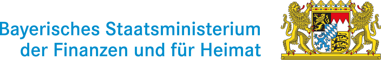 Logo Bayerisches Staatsministerium der Finanzen und für Heimat